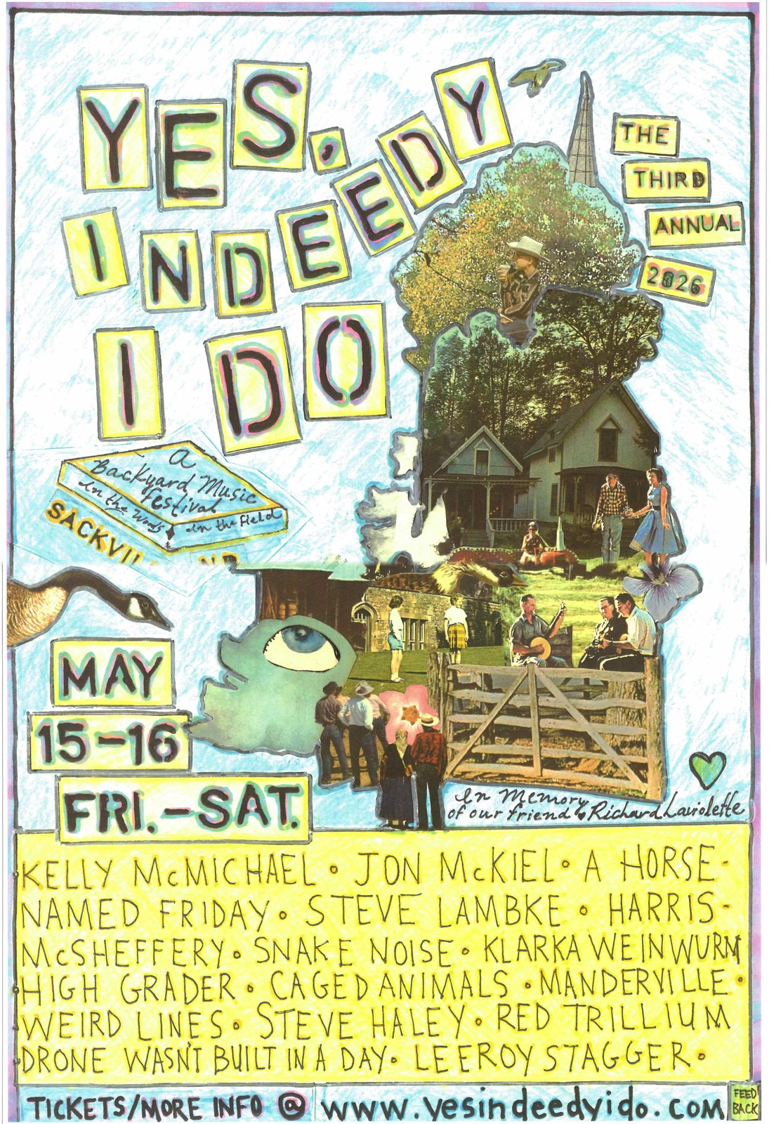 yes indeedy (i do) 2026 festival poster